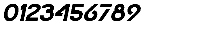 Navigable Extra Bold Italic Font OTHER CHARS