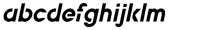 Navigable Extra Bold Italic FONT
