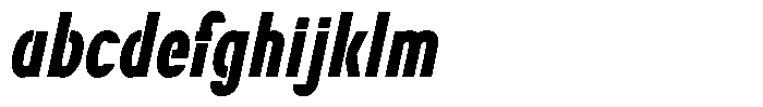 Navigable Extra Bold Nr Italic FONT
