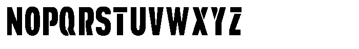 Navigable Extra Bold Nr Font UPPERCASE