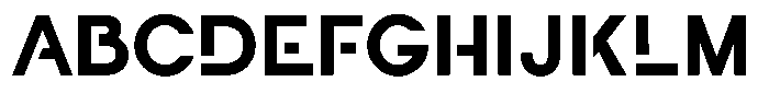 Navigable Extra Bold Font UPPERCASE