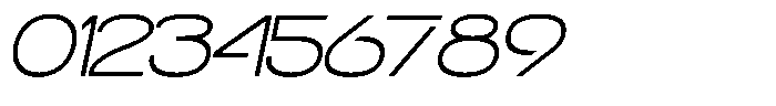 Navigable Extra Light Ex Italic Font OTHER CHARS