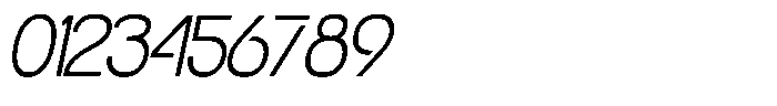 Navigable Extra Light Italic Font OTHER CHARS
