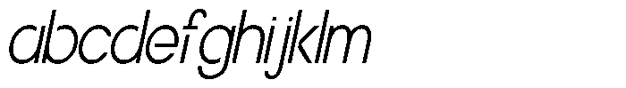 Navigable Extra Light Italic FONT