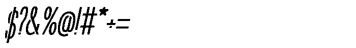 Navigable Extra Light Nr Italic Font OTHER CHARS