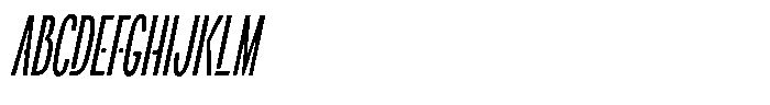Navigable Extra Light Nr Italic Font UPPERCASE