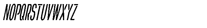 Navigable Extra Light Nr Italic Font UPPERCASE
