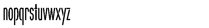 Navigable Extra Light Nr Font LOWERCASE
