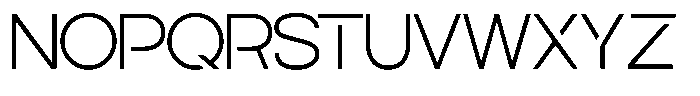 Navigable Extra Light Font UPPERCASE
