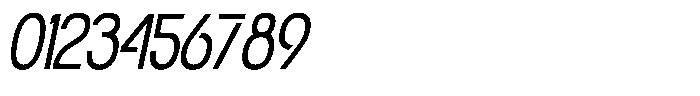 Navigable Light Condensed Italic Font OTHER CHARS