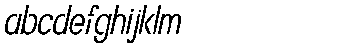 Navigable Light Condensed Italic FONT