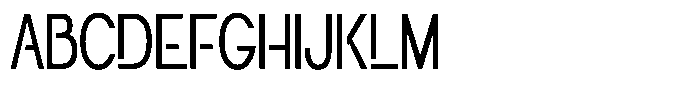 Navigable Light Condensed Font UPPERCASE