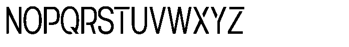 Navigable Light Condensed Font UPPERCASE
