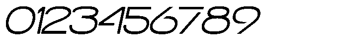 Navigable Light Ex Italic Font OTHER CHARS