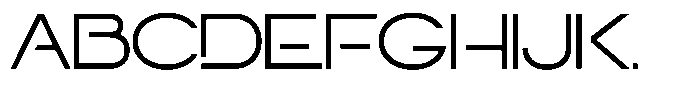 Navigable Light Ex Font UPPERCASE