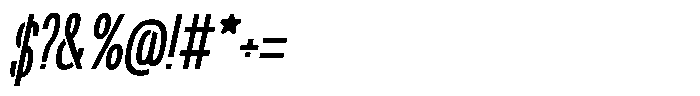 Navigable Light Nr Italic Font OTHER CHARS