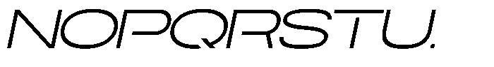 Navigable Light Wd Italic Font UPPERCASE