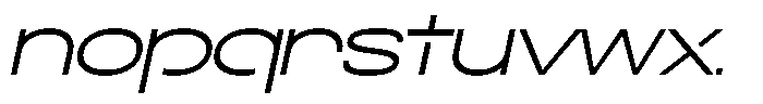 Navigable Light Wd Italic Font LOWERCASE