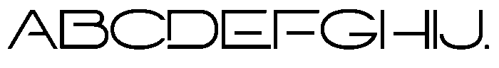 Navigable Light Wd Font UPPERCASE