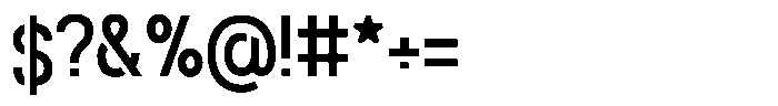 Navigable Md Condensed Font OTHER CHARS