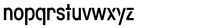 Navigable Md Condensed Font LOWERCASE
