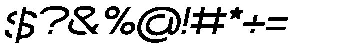 Navigable Md Ex Italic Font OTHER CHARS