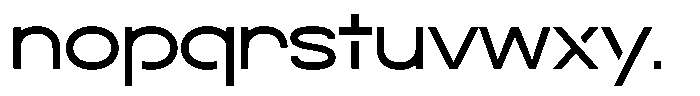 Navigable Md Ex Font LOWERCASE