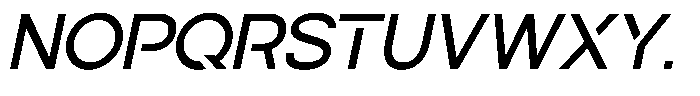 Navigable Md Italic Font UPPERCASE