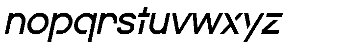 Navigable Md Italic Font LOWERCASE