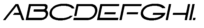 Navigable Md Wd Italic Font UPPERCASE