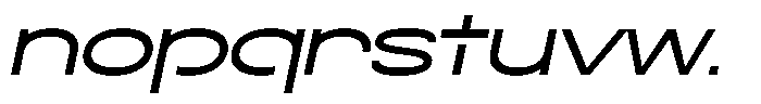Navigable Md Wd Italic Font LOWERCASE