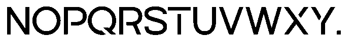 Navigable Md Font UPPERCASE