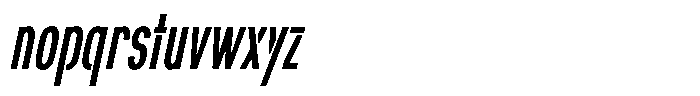 Navigable Nr Italic Font LOWERCASE