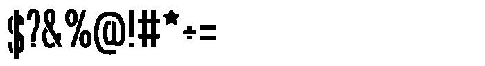 Navigable Nr Font OTHER CHARS