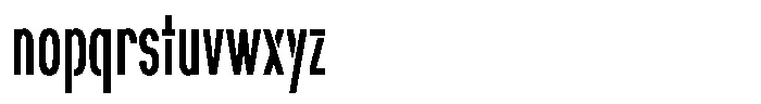 Navigable Nr Font LOWERCASE