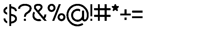 Navigable Rg Font OTHER CHARS