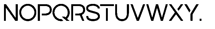 Navigable Rg Font UPPERCASE