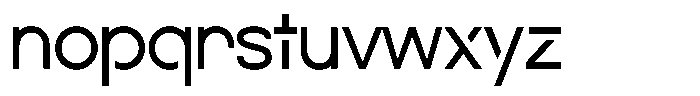 Navigable Rg Font LOWERCASE