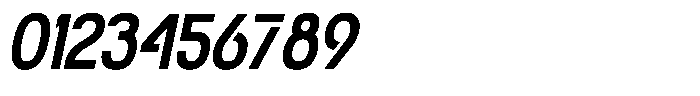 Navigable Sm Bold Condensed Italic Font OTHER CHARS