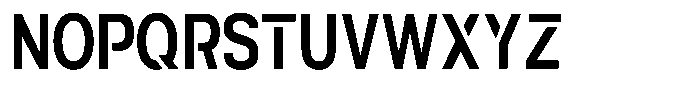 Navigable Sm Bold Condensed Font UPPERCASE