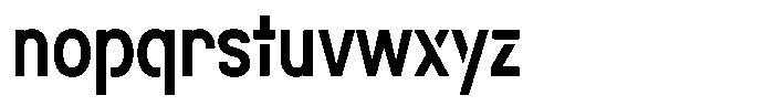 Navigable Sm Bold Condensed Font LOWERCASE