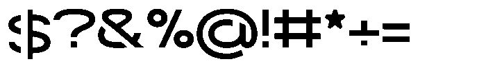 Navigable Sm Bold Ex Font OTHER CHARS
