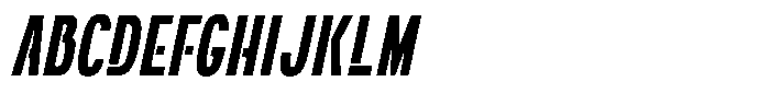 Navigable Sm Bold Nr Italic Font UPPERCASE