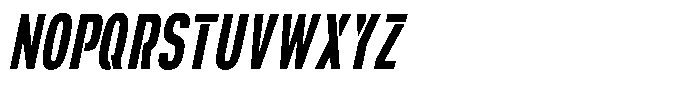 Navigable Sm Bold Nr Italic Font UPPERCASE