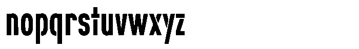 Navigable Sm Bold Nr Font LOWERCASE