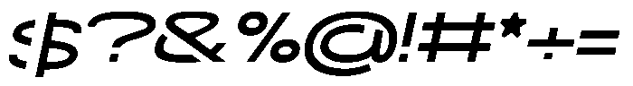 Navigable Sm Bold Wd Italic Font OTHER CHARS
