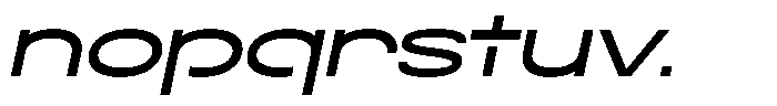 Navigable Sm Bold Wd Italic Font LOWERCASE