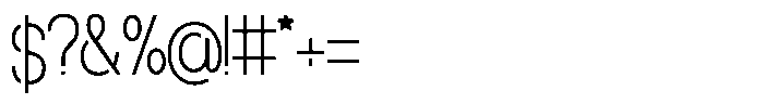 Navigable Th Condensed Font OTHER CHARS