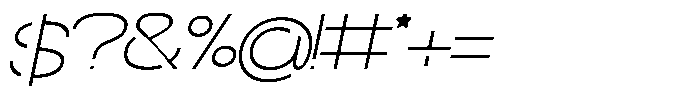 Navigable Th Ex Italic Font OTHER CHARS