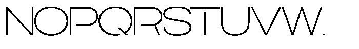 Navigable Th Ex Font UPPERCASE